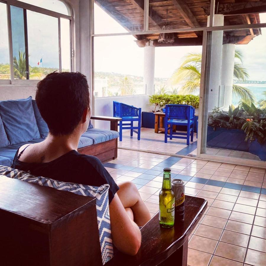 Hotel & Hostal Mayflower Puerto Escondido  Buitenkant foto